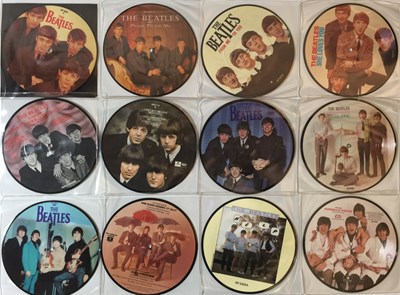 Lot 82 - THE BEATLES - COMPLETE 7" PICTURE DISC SET.