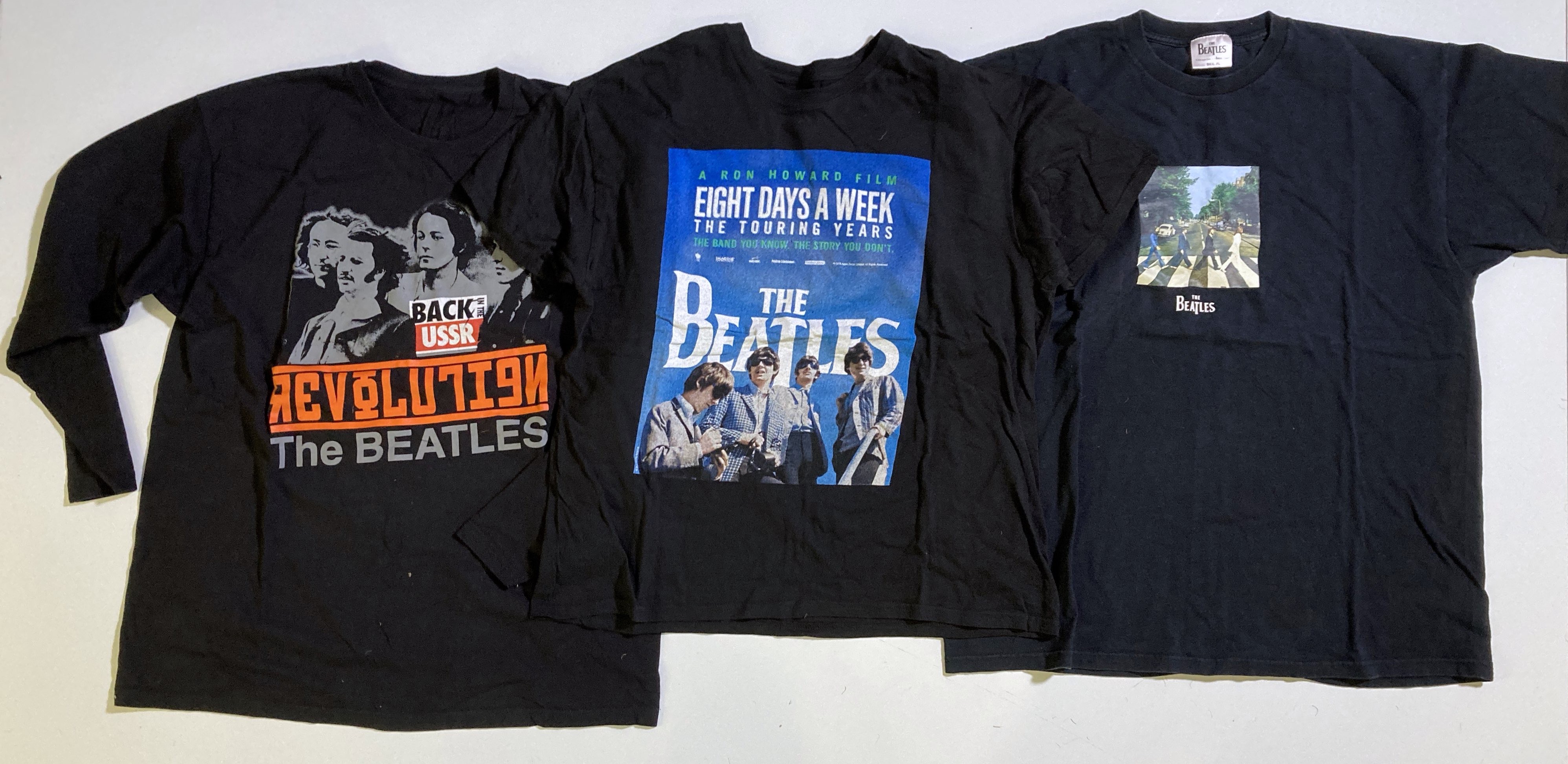 Lot 170 THE BEATLES TSHIRTS.