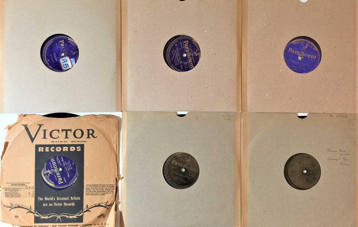 Lot 691 - JAZZ & BLUES US 78s - 'O TO P' LABELS