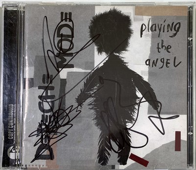 Lot 74 - DEPECHE MODE - SIGNED CDS AND PROMOTIONAL ITEMS.