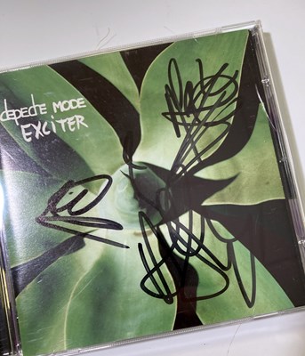 Lot 76 - DEPECHE MODE - SIGNED CD AND PROMOTIONAL ITEMS.