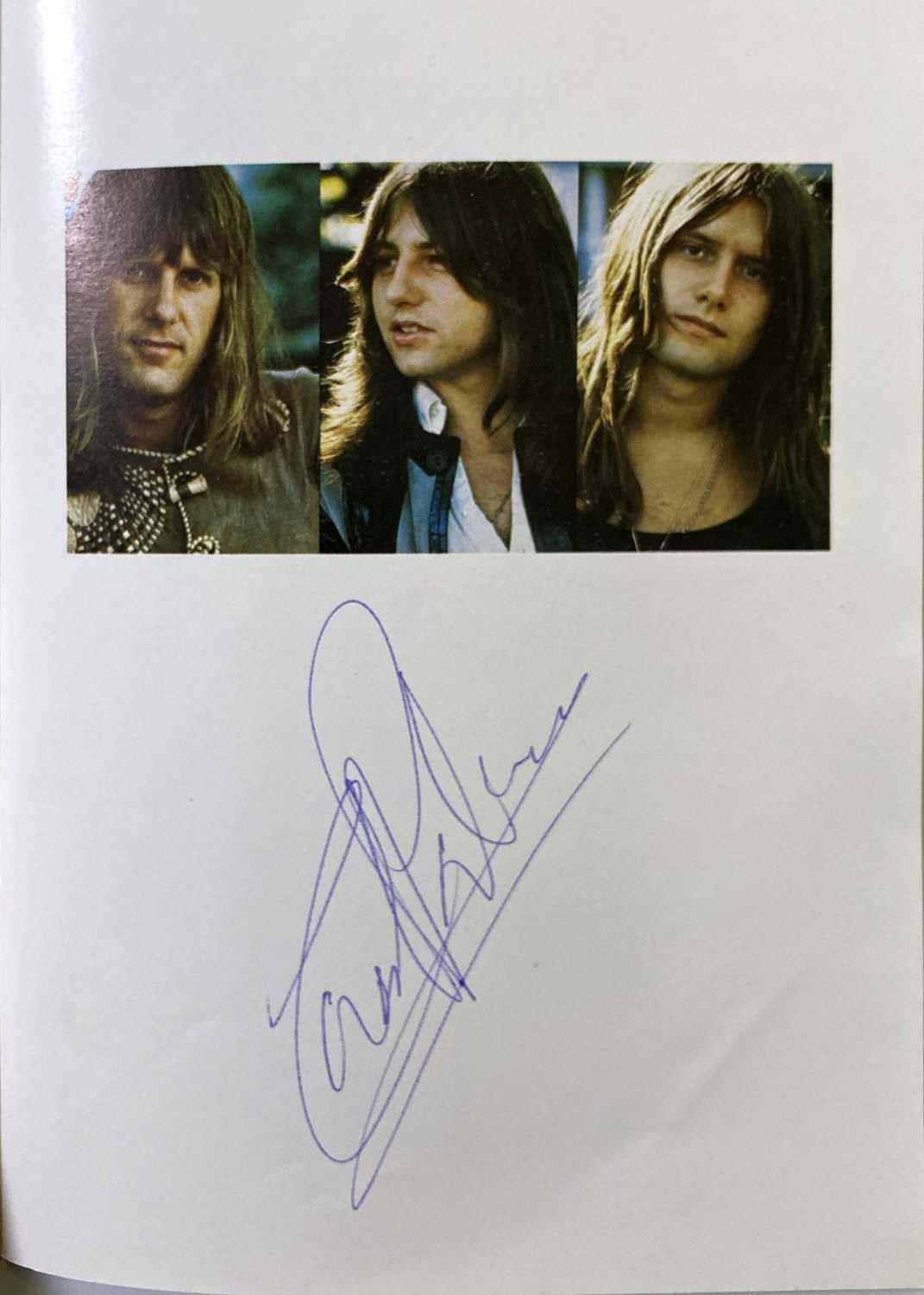 Lot 175 EMERSON, LAKE AND PALMER SIGNED PROGRAMME