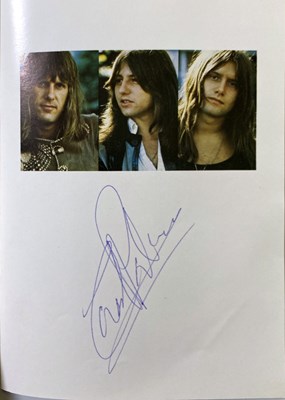 Lot 175 - EMERSON, LAKE AND PALMER - SIGNED PROGRAMME AND TICKETS WITH POSTER.