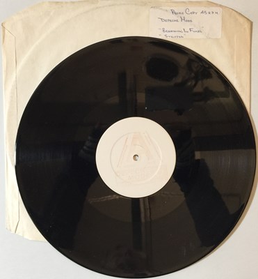 Lot 844 - DEPECHE MODE - BREATHING IN THE FUMES 12" (WHITE LABEL - RRBONG 10)