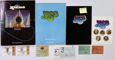 Lot 177 - YES - PROGRAMMES INC ONE SIGNED - TICKET STUBS