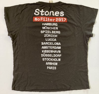 Lot 285 - THE ROLLING STONES - A T-SHIRT OWNED AND WORN BY MICK JAGGER.