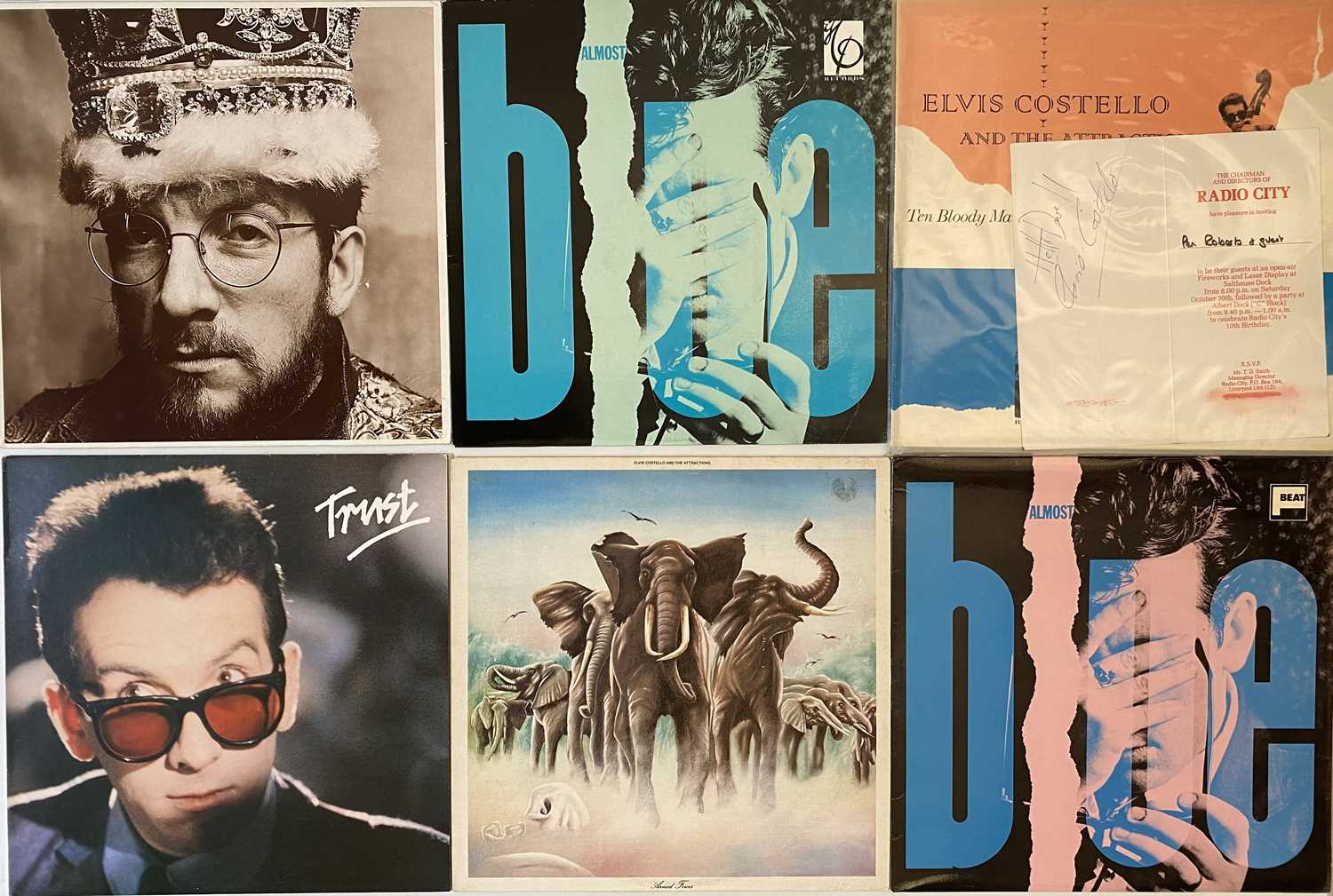 Lot 855 - ELVIS COSTELLO - LP/ 12" COLLECTION