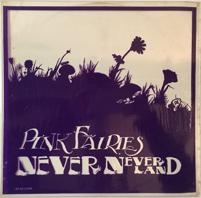 Lot 1153 - PINK FAIRIES - NEVER-NEVERLAND - UK PINK VINYL PROMO LP (2383-045)