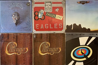 Lot 995 - THE DOORS/ EAGLES/ CHICAGO - LPs
