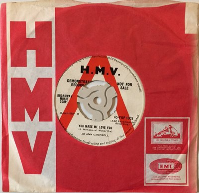 Lot 1008 - JO ANN CAMPBELL - YOU MADE ME LOVE YOU 7" (UK DEMO - 45-POP 1003)