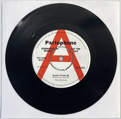 Lot 110 - THE BEATLES - PLEASE PLEASE ME 7" - ORIGINAL UK DEMO (PARLOPHONE 45-R 4983)