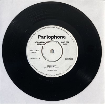 Lot 110 - THE BEATLES - PLEASE PLEASE ME 7" - ORIGINAL UK DEMO (PARLOPHONE 45-R 4983)