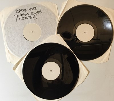 Lot 109 - DEPECHE MODE - THE REMIXES 86 < 98 LP (ORIGINAL UK WHITE LABEL TEST PRESSING -  P12MUTEL5)