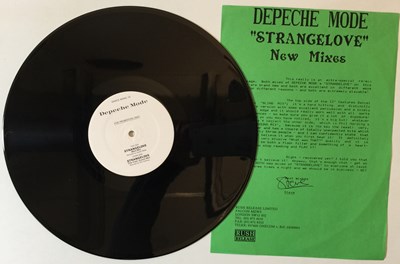 Lot 768 - DEPECHE MODE - STRANGELOVE 12" (ORIGINAL UK PROMO - DANCE BONG 13)