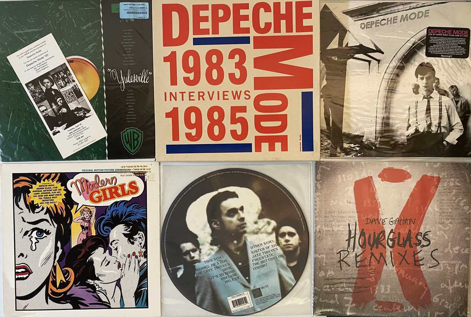 Lot 771 DEPECHE MODE RELATED LPs lot-771-depeche-mode-related-lps