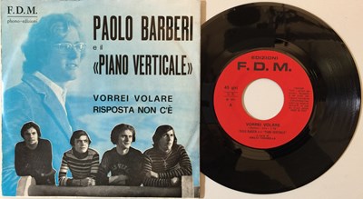 Lot 1029 - PAOLO BARBERI E IL PIANO VERTICALE - VORREI VOLARE 7" (FDM 1971)