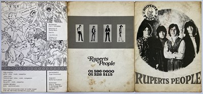 Lot 165 - RUPERT'S PEOPLE - AN ORIGINAL PROMO BOOKLET.