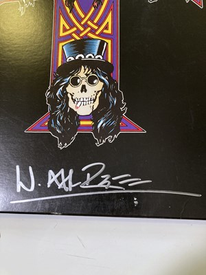 Lot 341 - GUNS N ROSES - APPETITE FOR DESTRUCTION SIGNED BY AXL ROSE.