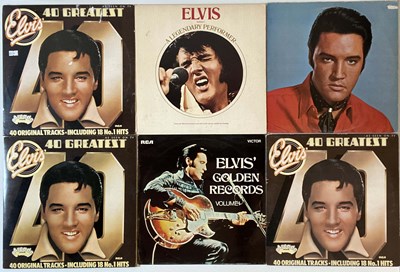 Lot 1087 - ELVIS PRESLEY/R&R - LPs (PLUS SOME 78s AND MAGAZINES)