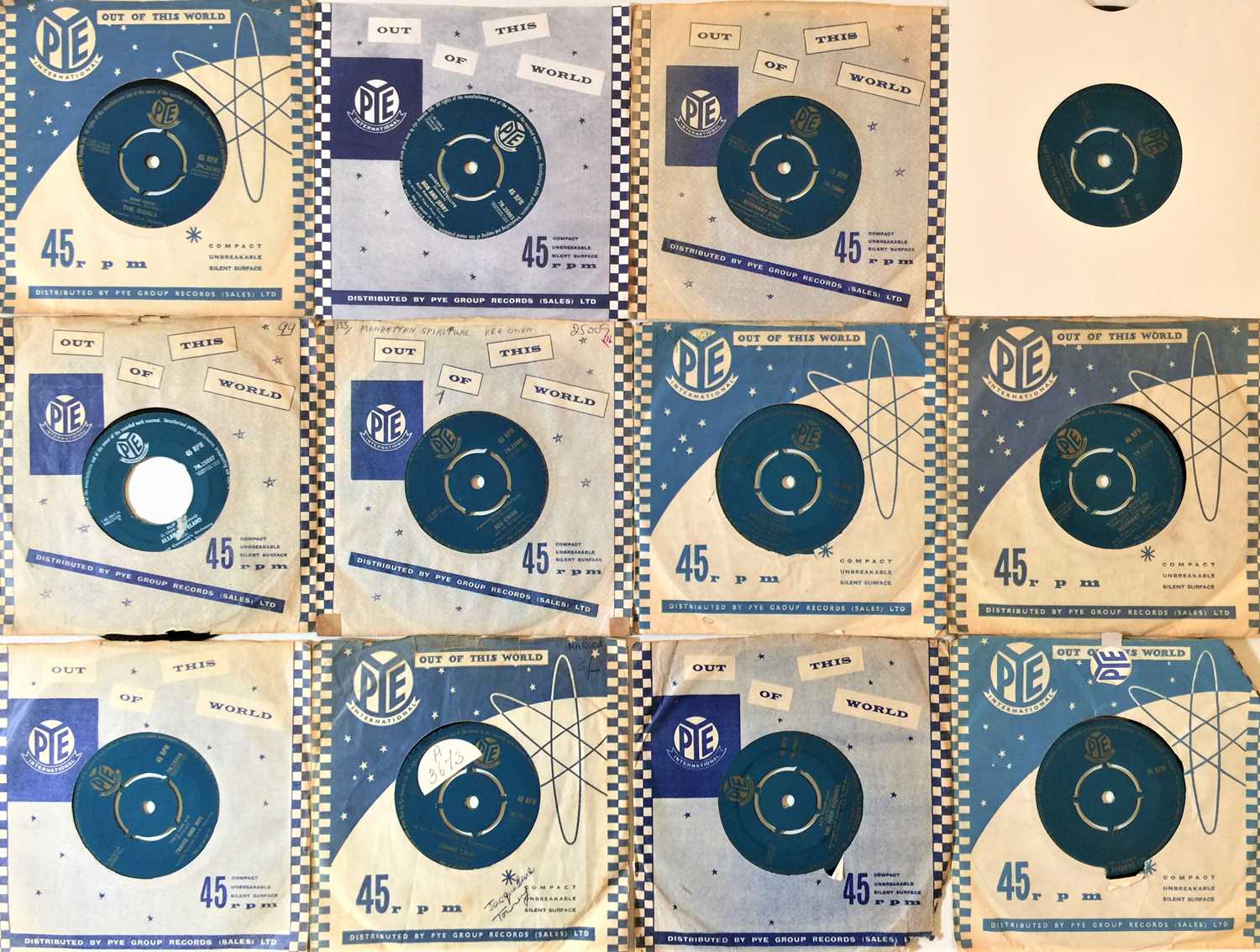 Lot 1031 - PYE INTERNATIONAL - 1958-62 7" COLLECTION