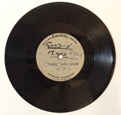 Lot 603 - TOM JONES - IF I HAD YOU/'THREE TIME LOSER' (UNRELEASED) - EMIDISC 7" ACETATE