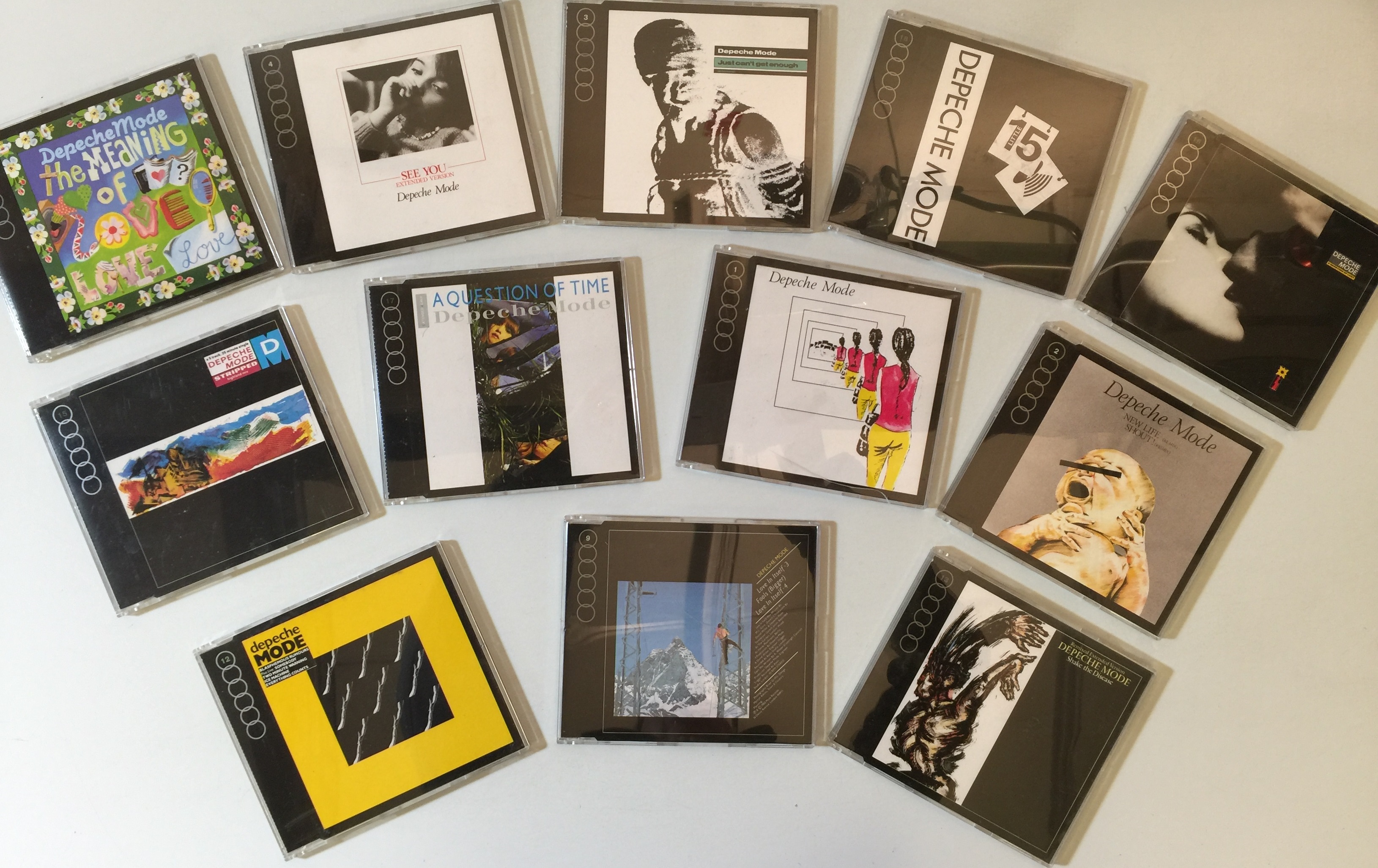 Lot 111 - DEPECHE MODE - THE CD SINGLES (LIMITED