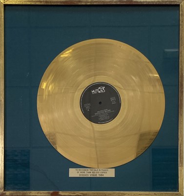 Lot 228 - DEPECHE MODE - FRENCH GOLD DISC AWARD.