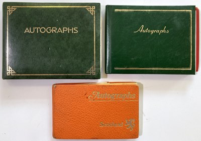 Lot 68 - AUTOGRAPH BOOKS WITH AROUND 200 SIGNATURES INC STIRLING MOSS.