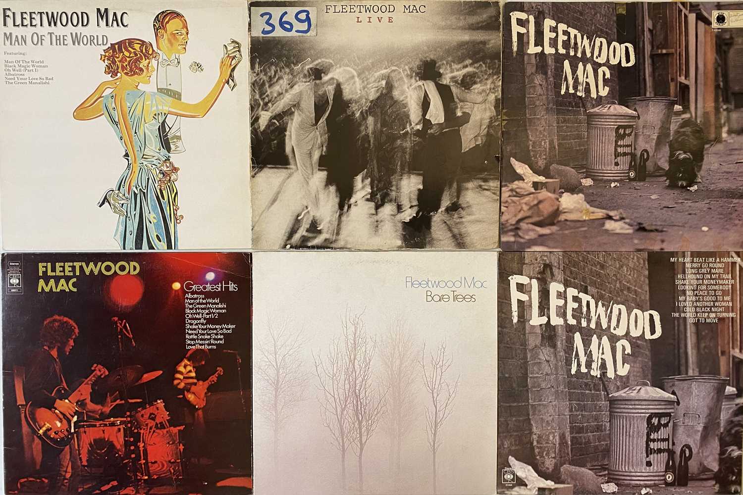 Lot 1051 FLEETWOOD MAC & PETER GREEN LP PACK
