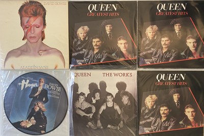 Lot 1061 - DAVID BOWIE/ QUEEN - LPs/ 12"/ 7" COLLECTION