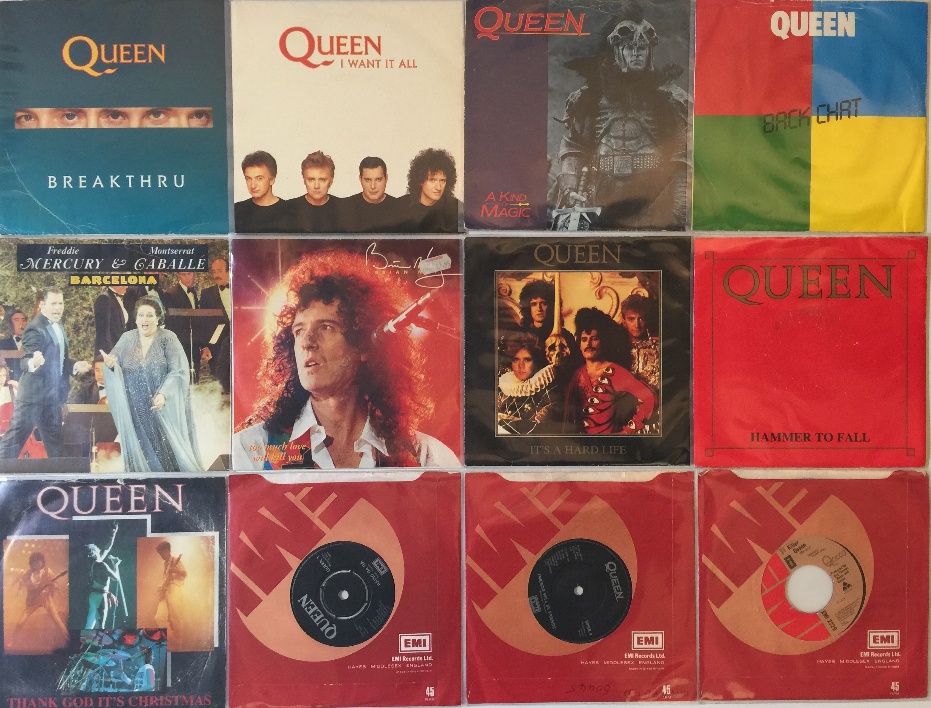 Lot 1061 - DAVID BOWIE/ QUEEN - LPs/ 12