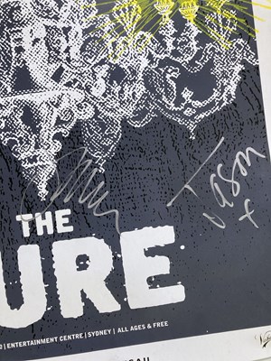 Lot 308 - THE CURE - SIGNED CONCERT POSTER.