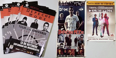 Lot 343 - DEPECHE MODE  - A SIGNED POSTER.