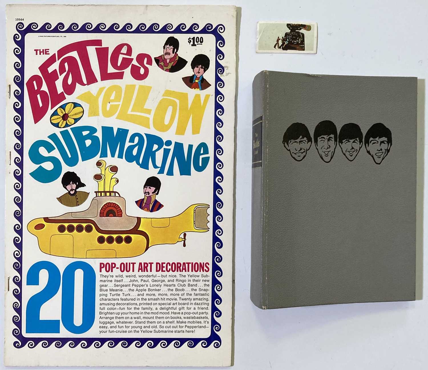 Lot 446 - THE BEATLES - ORIGINAL 1960S SUBAFILM ISSUED YELLOW SUBMARINE ART.