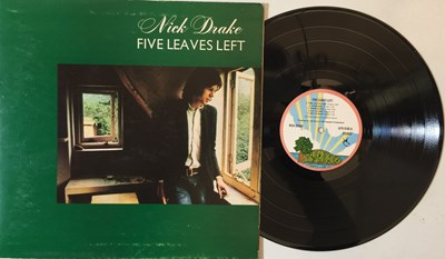 Lot 116 - NICK DRAKE - FIVE LEAVES LEFT LP (2ND UK PRESSING/1ST SLEEVE - ISLAND ILPS 9105)