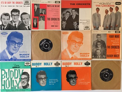 Lot 88 - BUDDY HOLLY/ THE CRICKETS - 7"/ EPs COLLECTION