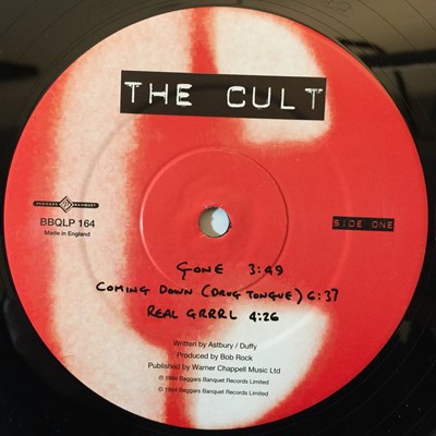Lot 960 - THE CULT - THE CULT LP (ORIGINAL UK 1994 COPY - BEGGARS BANQUET BBQLP 164)