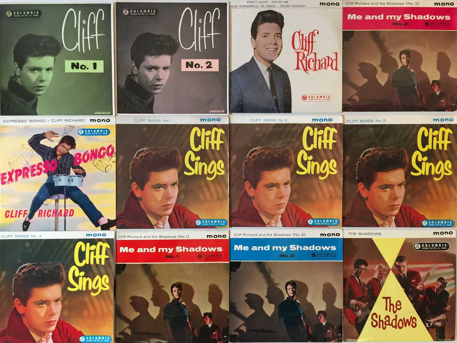 Lot 1071 - CLIFF RICHARD/ THE SHADOWS - 7"/ EP COLLECTION