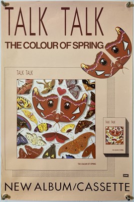 Lot 254 - TALK TALK - THE COLOUR OF SPRING ORIGINAL PROMOTIONAL POSTER.