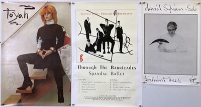 Lot 260 - POP POSTER COLLECTION INC SIGNED TOYAH..