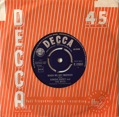 Lot 1084 - SANDRA BARRY AND THE BOYS - REALLY GONNA SHAKE 7" (UK BEAT - F.11851)