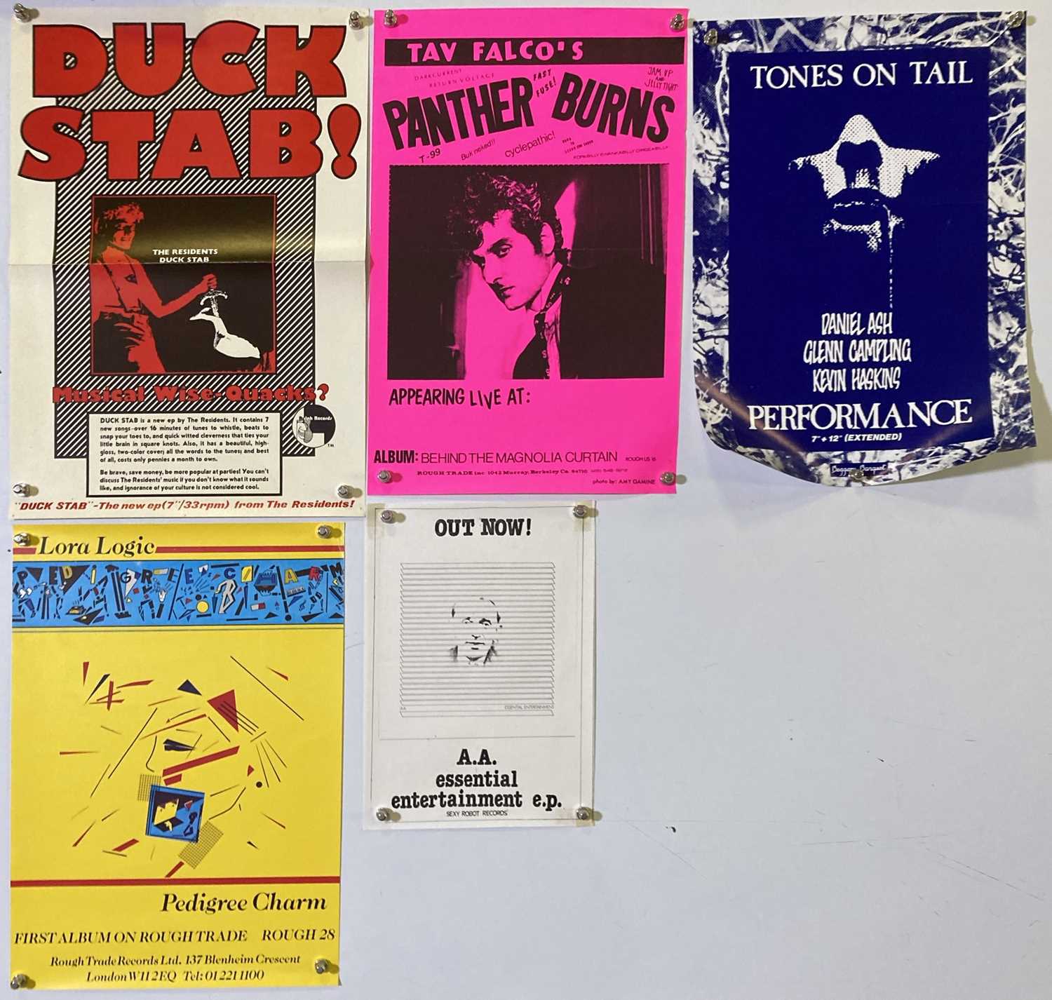 Lot 266 - 1980S NEW WAVE POSTERS.