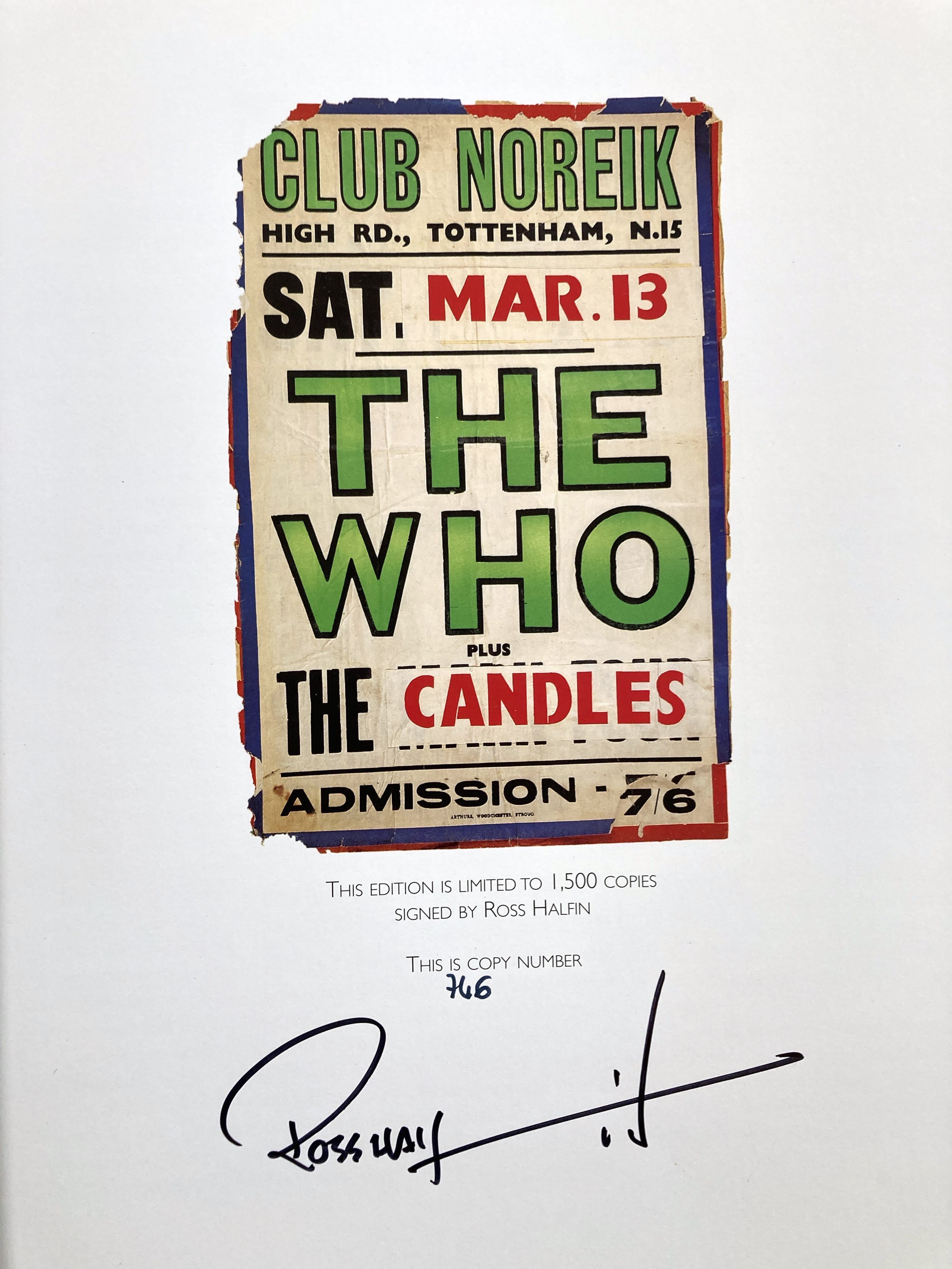 Lot 160 - THE WHO - MAXIMUM WHO - GENESIS PUBLICATIONS