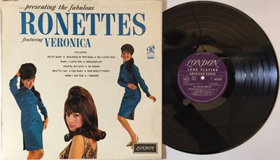 Lot 976 - THE RONETTES - PRESENTING THE FABULOUS RONETTES LP (ORIGINAL UK COPY - LONDON HA-U 8212)