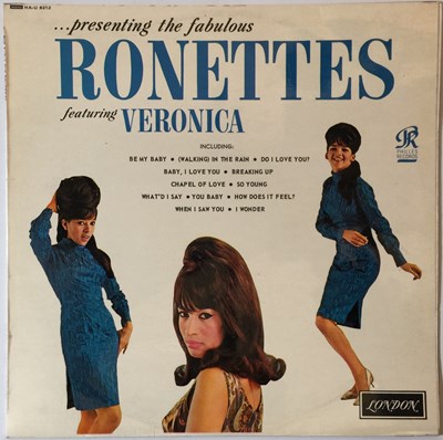 Lot 976 - THE RONETTES - PRESENTING THE FABULOUS RONETTES LP (ORIGINAL UK COPY - LONDON HA-U 8212)