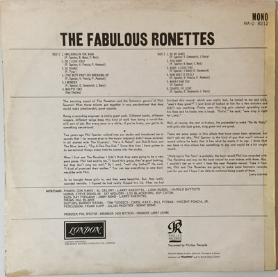 Lot 976 - THE RONETTES - PRESENTING THE FABULOUS RONETTES LP (ORIGINAL UK COPY - LONDON HA-U 8212)