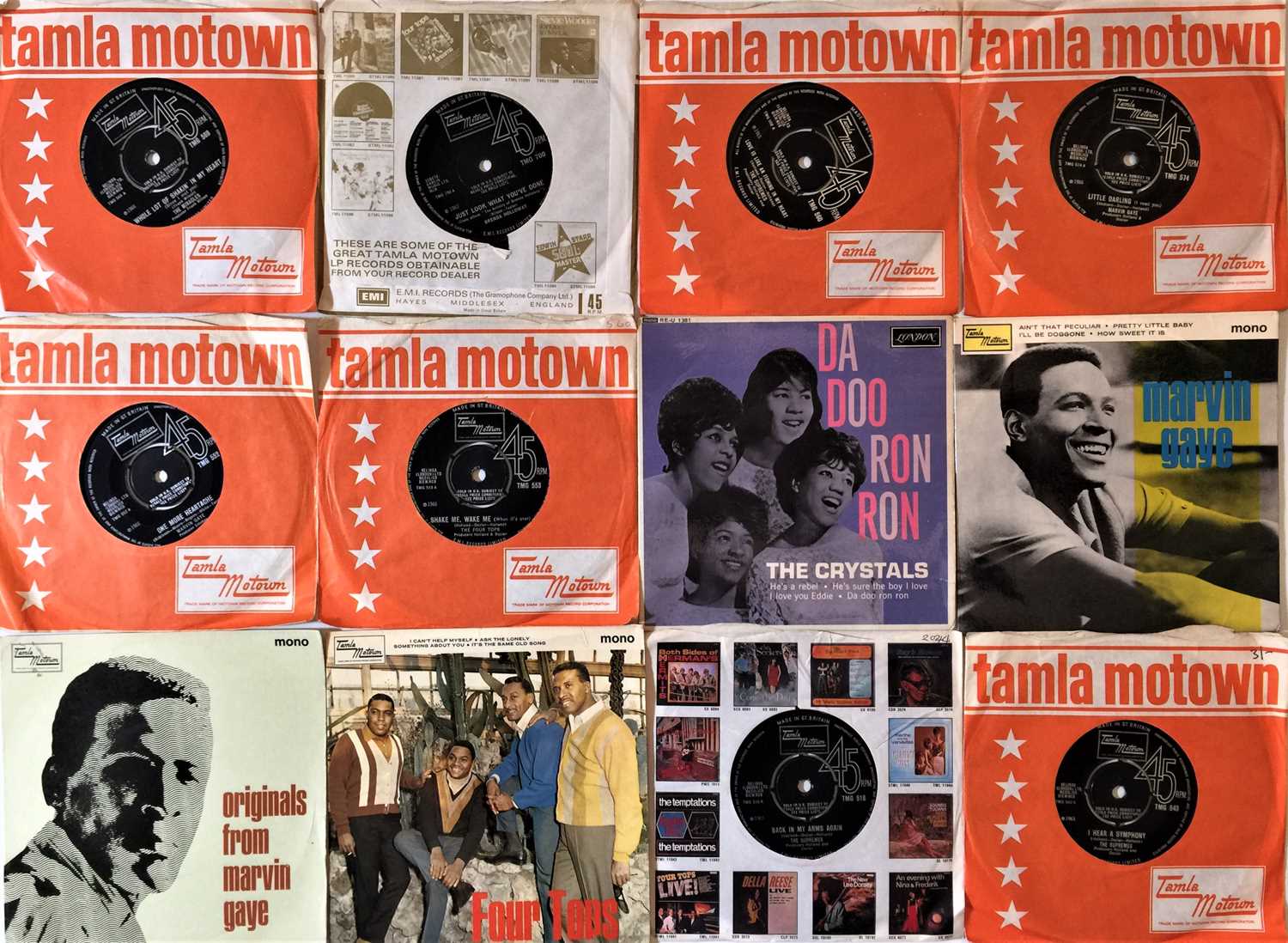 Lot 978 - MOTOWN - 7" COLLECTION (WITH 60s RARITIES)