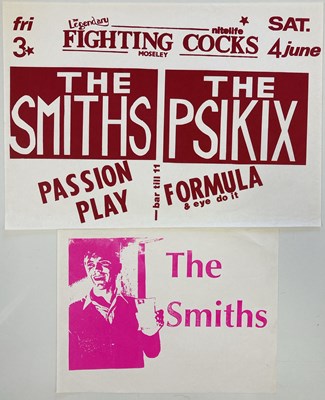 Lot 306 - THE SMITHS 1983 MOSELEY POSTER.