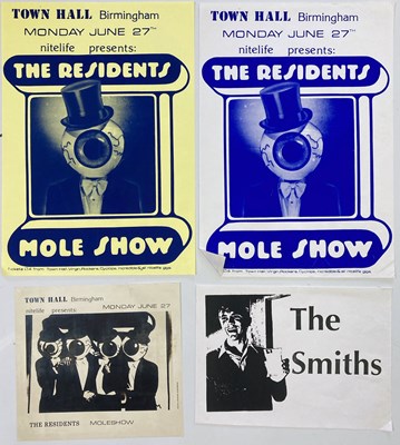 Lot 270 - BIRMINGHAM POSTER ARCHIVE - THE RESIDENTS / THE SMITHS.