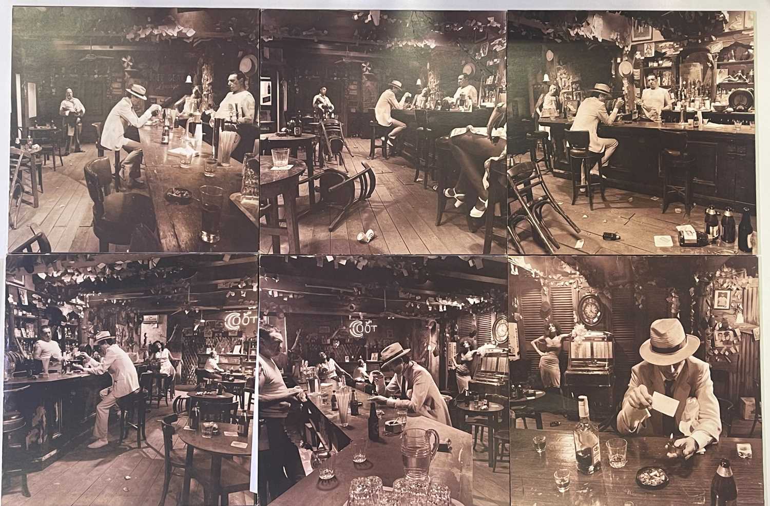 Lot 13 - LED ZEPPELIN - IN THROUGH THE OUT DOOR LPs (ORIGINAL UK SLEEVE DESIGNS 'A' TO 'F')